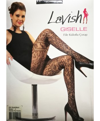 Фигурален чорапогащник мрежа GISELLE Lavish